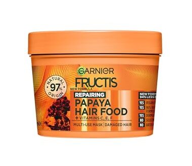 Garnier Fructis Repairing Papaya Hair Food Mask 390ml