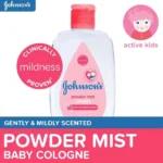 Johnson's Powder Mist Baby Cologne 100ml (Indonesia) - AdumaKuduma