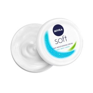 Nivea Soft Cream With Moisturizer 50 ml Intense Hydration for Face, Hands, and Body