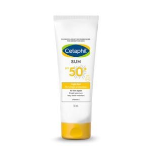 Cetaphil Sunscreen 50ml SPF 50 Broad-Spectrum Protection for Sensitive Skin