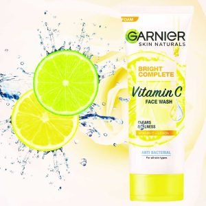 Garnier Bright Complete Vitamin C Face Wash 90ml Unlock Radiance   Garnier