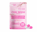 Pink White Glutathione + Collagen 30 Capsules