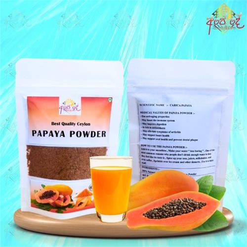 100% Pure Papaya Powder Nutrient-Rich Superfood for Digestive Health & Immunity