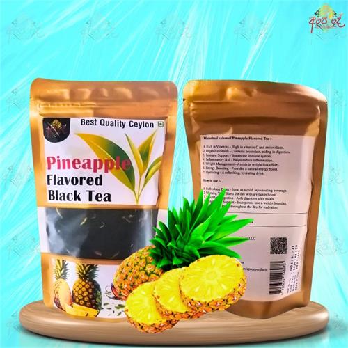 Pineapple Flavored Black Tea 70g   Tropical & Refreshing Black Tea Blend