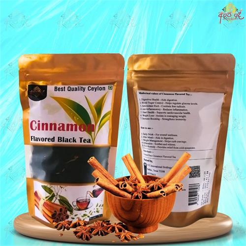 Cinnamon Flavored Black Tea 70g   Warm & Spicy Black Tea Blend