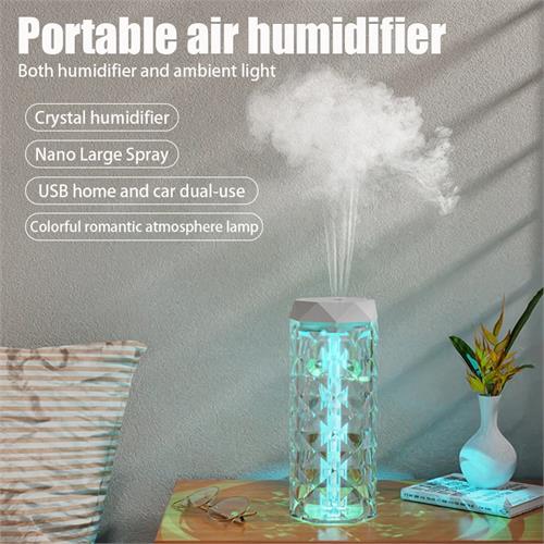 Crystal Rose Lamp Humidifier - LF-103