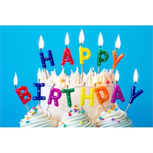 Happy Birthday Letter Candles