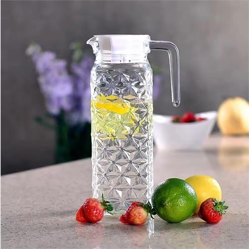 1.L Diamond Design Glass Jug