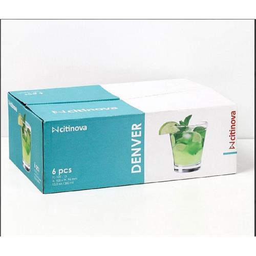 1 Pcs Citinova Denver Glass Set - 380ml