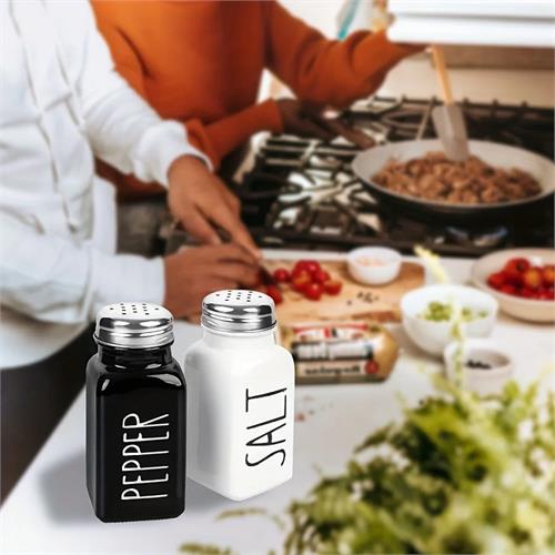 2 Pcs Glass Seasoning Bottle