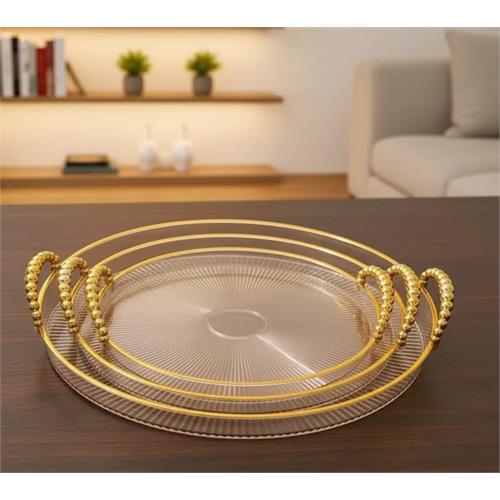 3 Pcs Acrylic Serving Tray