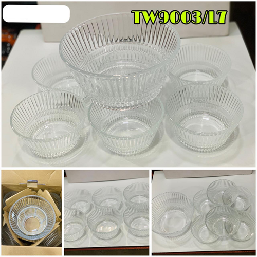 7 Pcs DelI Glass Bowl Set TW9003