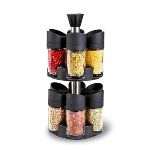 12 Pcs Double Layer Spice Rack