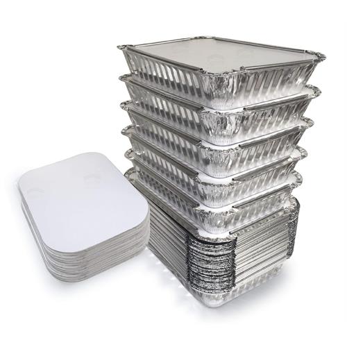 25 Pcs Disposable Aluminum Foil Container (250ml)