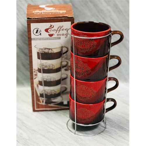 4 Pcs Coffee Cup 352-17