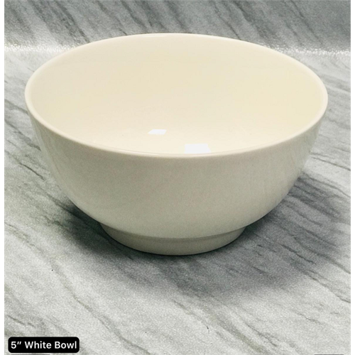 5 Inch White Bowl