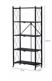 5 Layer Foldable Kitchen Storage Rack