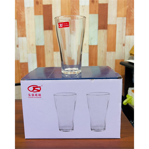 6 Pcs Glass Cup Set 385ml (2545)