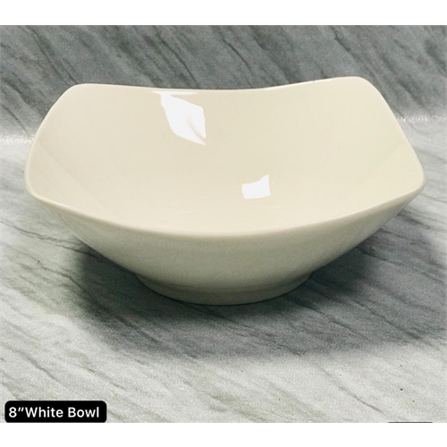 8 Inch White Bowl