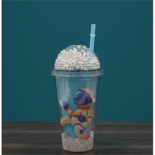 Astronaut Tumbler With Straw - 450ml - 338-28