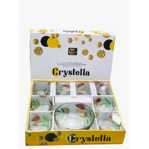 Crystella 9 Pcs Glass Set