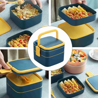 Double Layer Kids Lunch Box