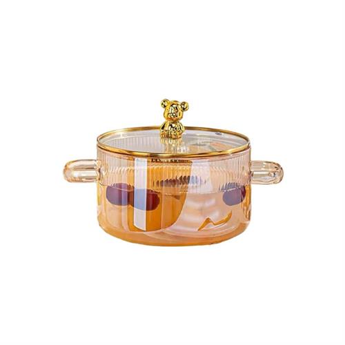 High Borosilicate Glass Bowl with Lid 8802-1