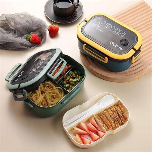 Single Double-layer Lunch Box (1200ml)