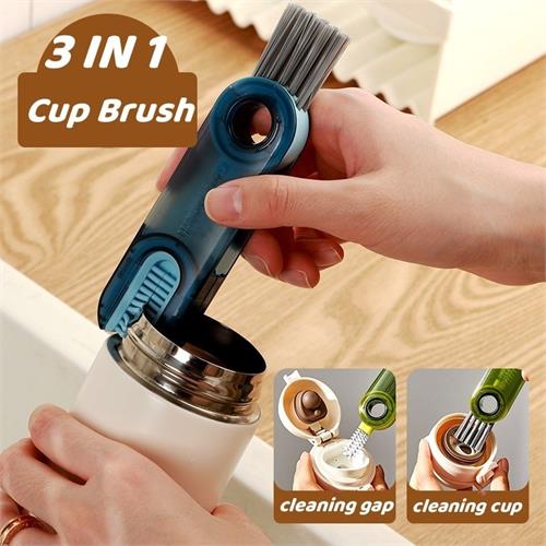 U Shaped 3 In 1 Cup Cleaning Brush