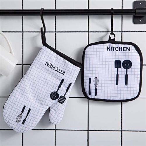 Kitchen Heat Pad and Glove Set