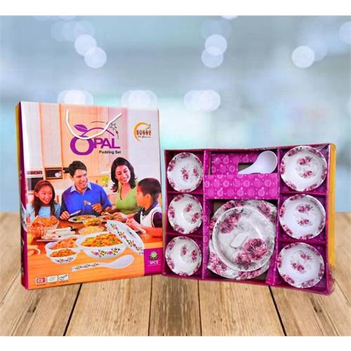 Opal 9 Pcs Pudding Bowl Set
