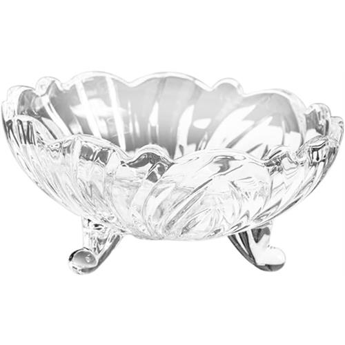 Red Cherry Andros Glass Fruit Bowl