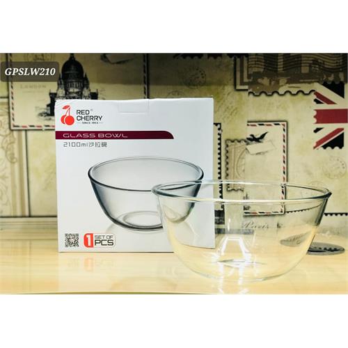 Red Cherry Glass Bowl GPSLW210 - 2100ml