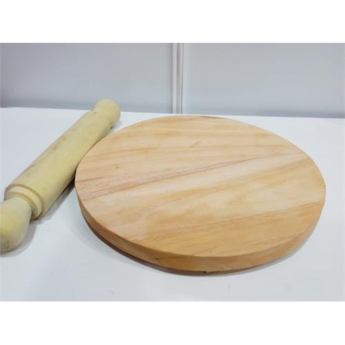 Wooden Rolling Pin & Board Large