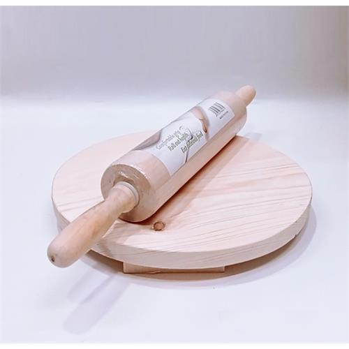 Wooden Rolling Pin & Board Medium