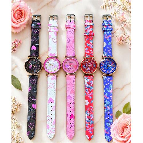 Philun Ladies Floral Design Watch