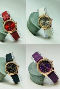 Rolex Small Dial leather Watches For Ladies