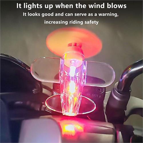 Wind-Powered LED Airplane