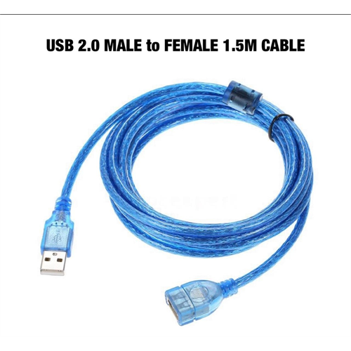 USB 2.0 Male To Female 1.5M Cable