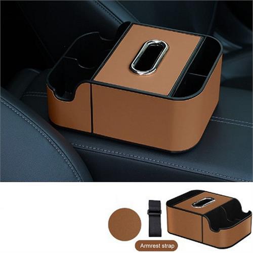 Car Storage Box With Tissue Holder