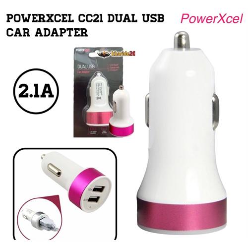 Powerxcel C21 Dual Usb Car Adapter