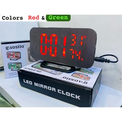 DS-3725JW Gaosiio LED Mirror Clock