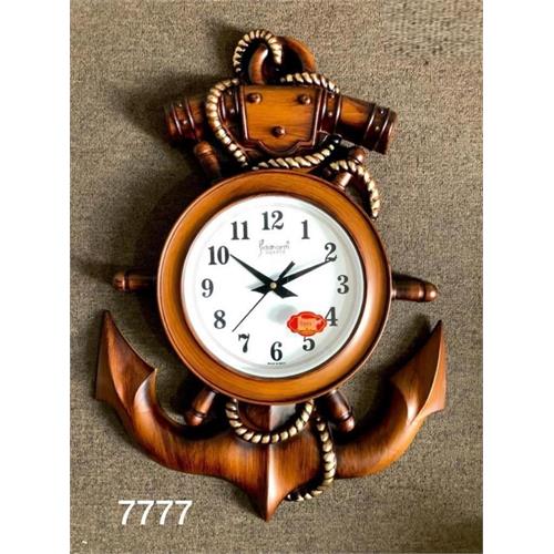 Siddharth Anchor Shaped Wall Clock - 7777