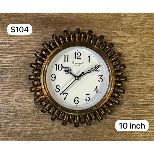 Siddharth Round 10 Inch Wall Clock - S104