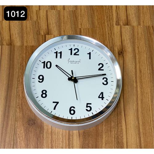 Siddharth Round Sliver Frame Wall Clock - 1012