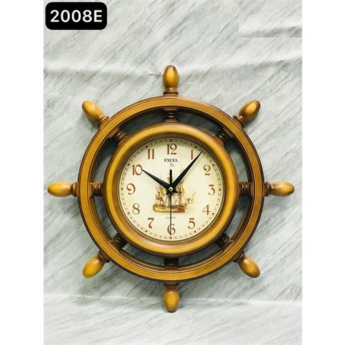 Ship Wheel Shape Wall Clock - 2008E