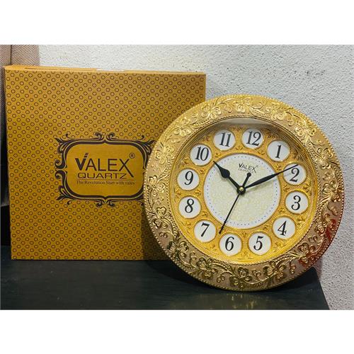 Valex Quartz Golden Wall Clock - VQ-29
