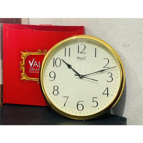 Valex Quartz Round Wall Clock - 599