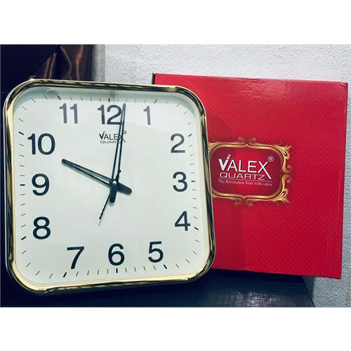 Valex Quartz Square Wall Clock - VQ-02
