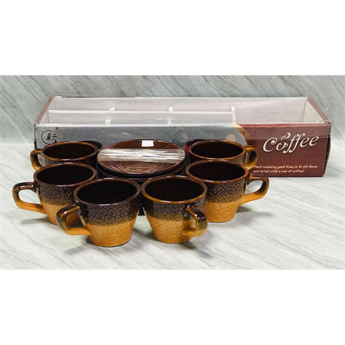 12 Pcs Coffee Cup & Sauser 352-12